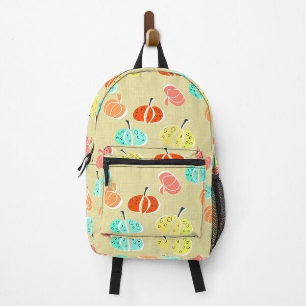 Item preview, Pumpkins Party Red, Yellow and Turquoise designed and sold by mirimo.