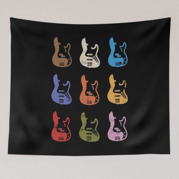 Item preview, Bass Guitar Bodies Colorful Theme designed and sold by nightsworthy.