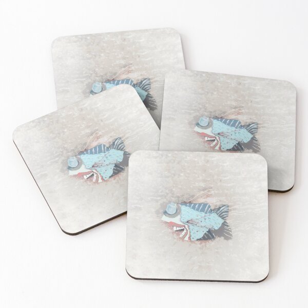 Item preview, Boho Fish 6 Coastal Design Style A Edited PHOTO of Wooden Fish Wall Decor designed and sold by Beachy.