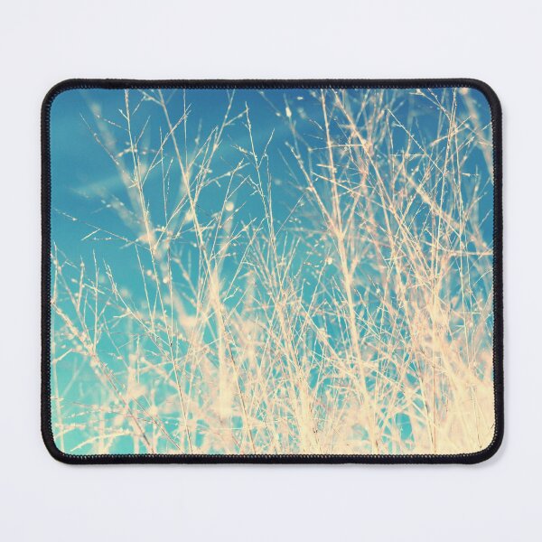 Item preview, Abstract Blue Grass Field | Winter Mood  designed and sold by PinkRainbow.