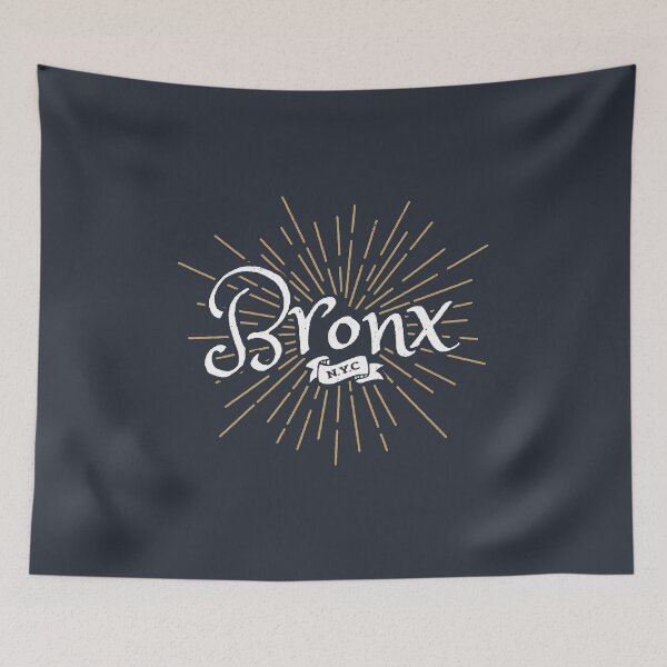 Item preview, Bronx New York City Typography with Retro Starburst designed and sold by I'm  Redz.
