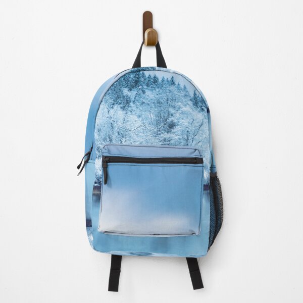 Item preview, Blue Winter Snowy Lake Forest | Winter Mood designed and sold by PinkRainbow.