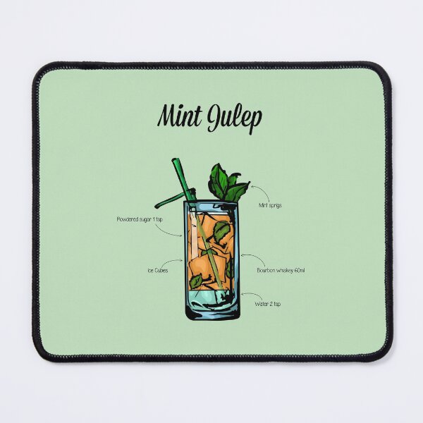 Item preview, Mint Julep Cocktail Recipe designed and sold by HuckleberryArts.