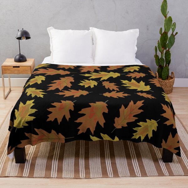 Item preview, Falling Autumn Oak Leaves designed and sold by Melsky.