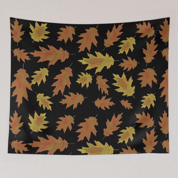 Item preview, Falling Autumn Oak Leaves designed and sold by Melsky.