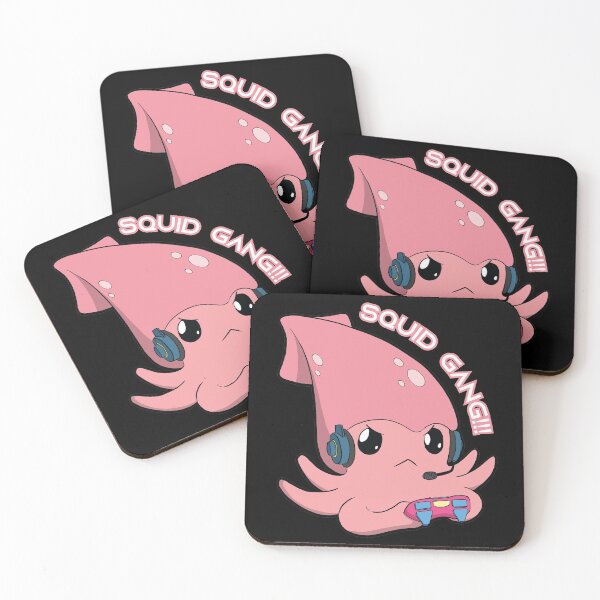 Item preview, Squid Gang!!! Hardcore Gamer Squid designed and sold by kittengallery.
