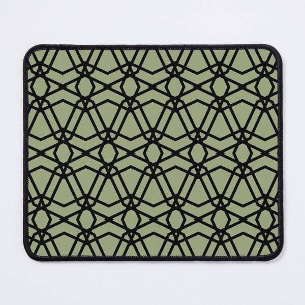 Item preview, Green and Black Line Geometric Pattern Chains Pairs Glidden 2022 Color of the Year Guacamole PPG1121-5 - Popular Colour - Hue - Shade designed and sold by ColorOfTheYears.