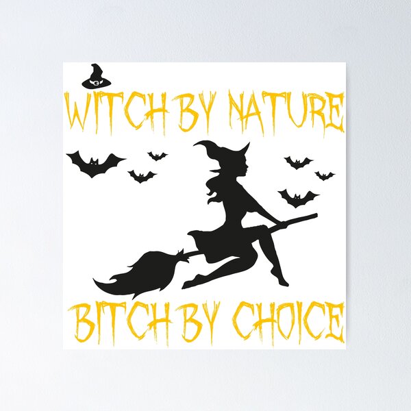 Bitch Witch graphic typography artwork poster print – YIL printworks