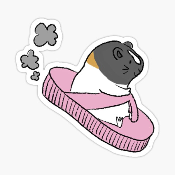 Rosie Driving Flip Flop Sticker