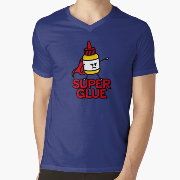 Crazy Glue Funny Super Glue Pun (Dark BG) Baby T-Shirt for Sale