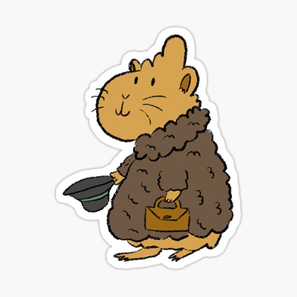 Apollo Teddy Coat Sticker