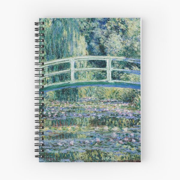 Item preview, Impressionist Art Water Lilies and Japanese Bridge (1899) by Claude Monet designed and sold by Designedbysm.