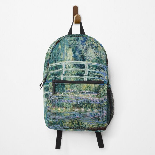 Item preview, Impressionist Art Water Lilies and Japanese Bridge (1899) by Claude Monet designed and sold by Designedbysm.