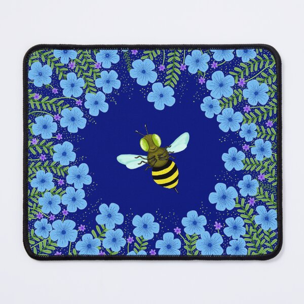 Item preview, Happy bee in the garden designed and sold by Soozie Wray.