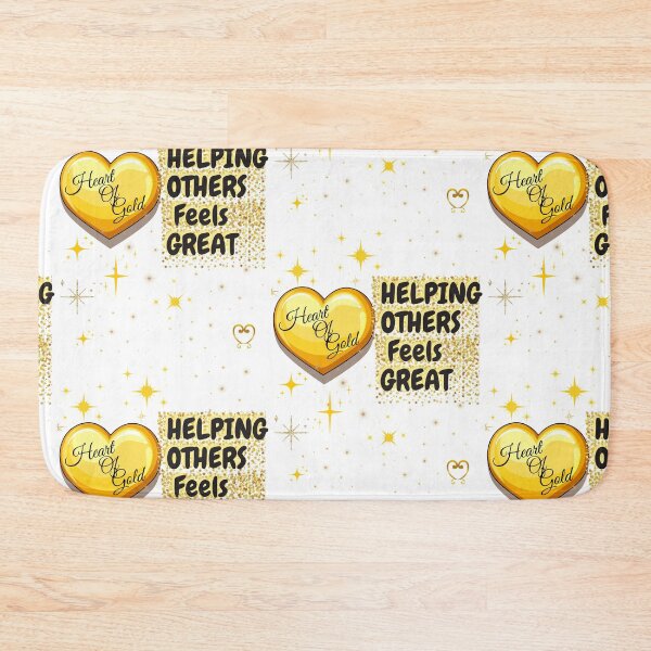 Item preview, Heart of Gold Helping Other Feels Great / Gold Stars designed and sold by BeatyinChaos.