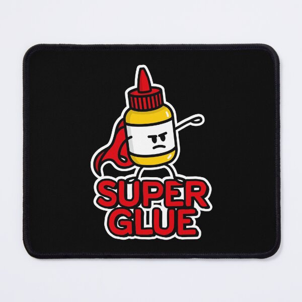 Item preview, Super glue pun super hero hero Halloween costume glue pun cartoon designed and sold by LaundryFactory.