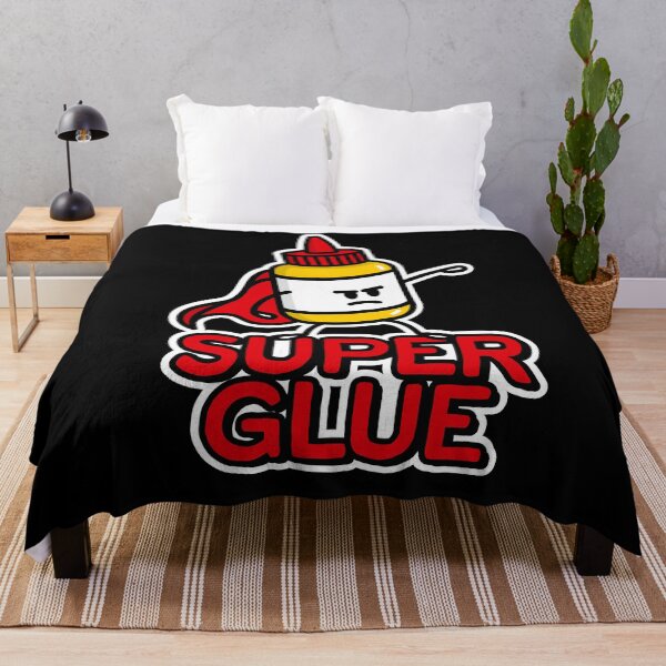 Item preview, Super glue pun super hero hero Halloween costume glue pun cartoon designed and sold by LaundryFactory.