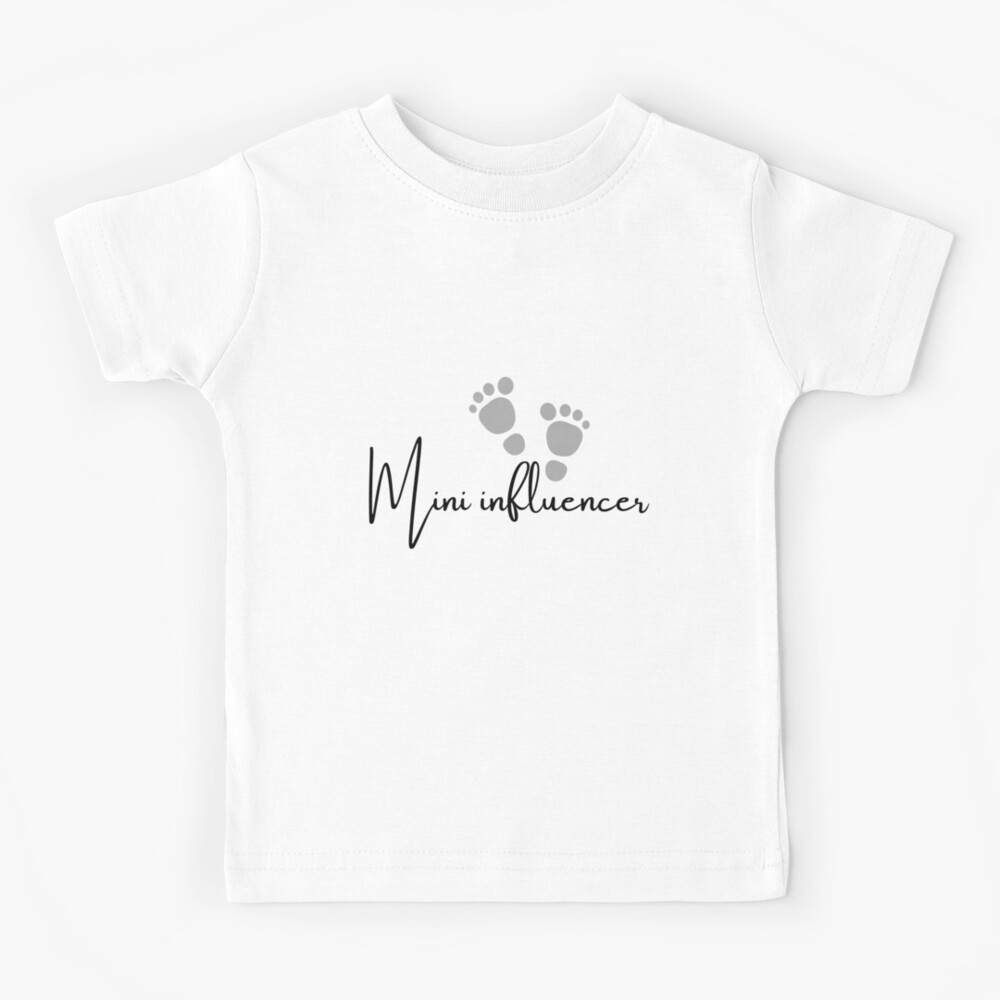 Mini influencer sticker Kids T-Shirt for Sale by razaldo
