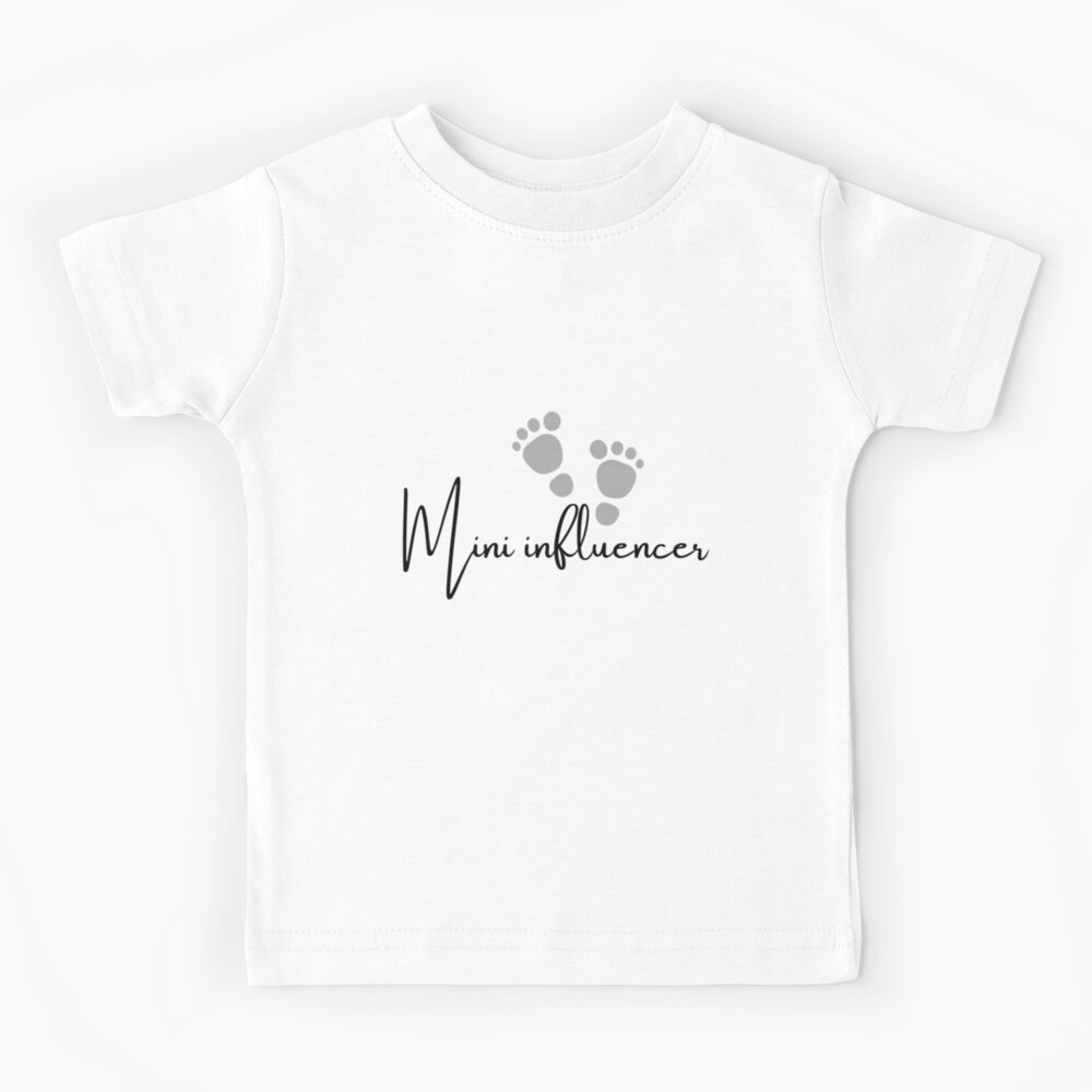 Mini influencer Kids T-Shirt for Sale by razaldo