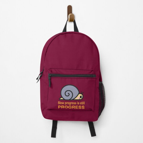 Item preview, Slow progress is still PROGRESS. Typography and Cute Kawaii Snail designed and sold by Brasilia.