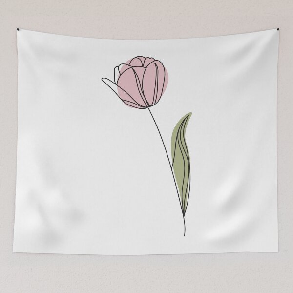 Artikelvorschau, Mohnblumen blüht minimale Strichzeichnungen entworfen und verkauft von SithCreation.