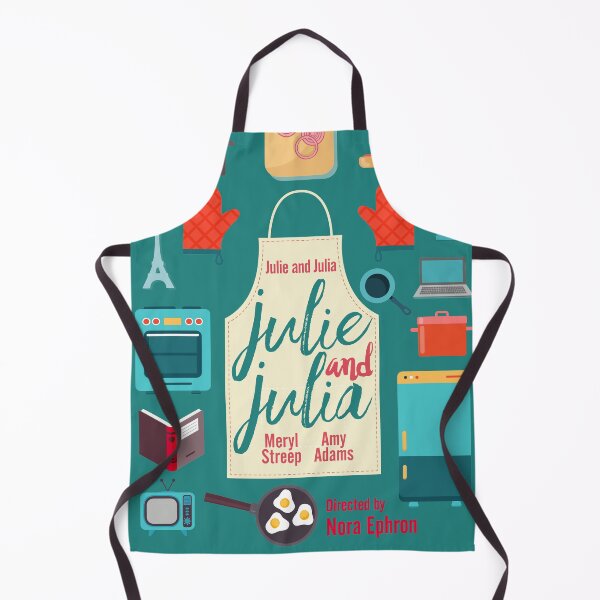 Item preview, Julie and Julia, minimalist movie poster, Meryl Streep, Amy Adams, Nora Ephron cinema about Julia Child, cooking film, Stanley Tucci designed and sold by Spallutos.