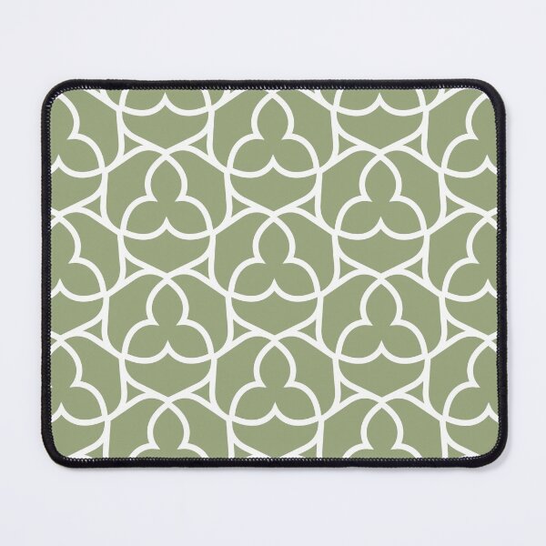 Item preview, Green and White Ornamental Shape Pattern 2 Pairs Glidden 2022 Color of the Year Guacamole PPG1121-5 - Popular Colour - Hue - Shade designed and sold by ColorOfTheYears.
