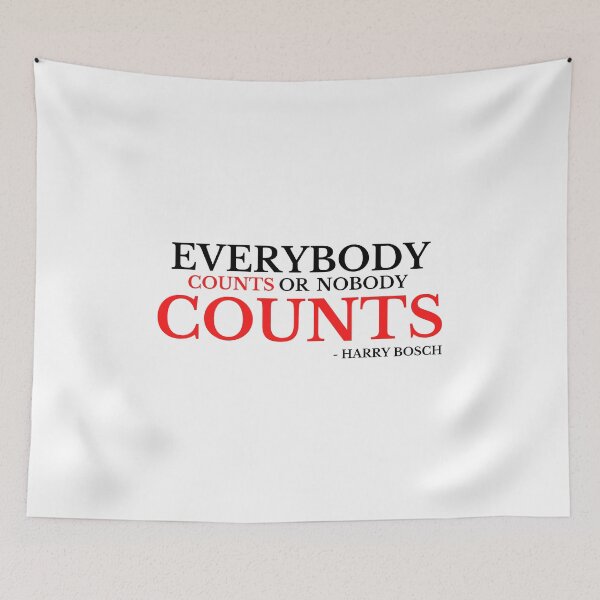 Item preview, Everybody Counts Or Nobody Counts designed and sold by VAHPROD.