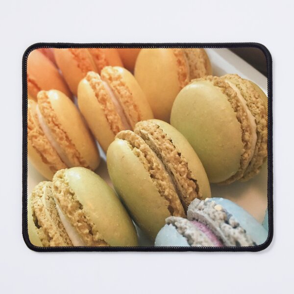 Item preview, Pastel colorful rainbow macaron desserts designed and sold by stina-bee.