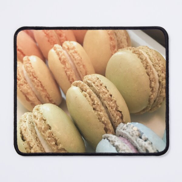Item preview, Pastel colorful rainbow macaron desserts designed and sold by stina-bee.