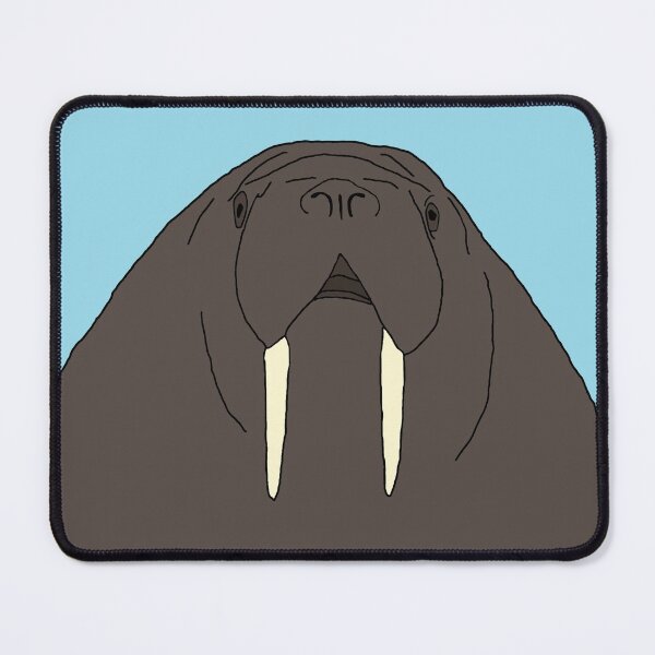Item preview, Walrus Cartoon designed and sold by RevolutionInPaint.