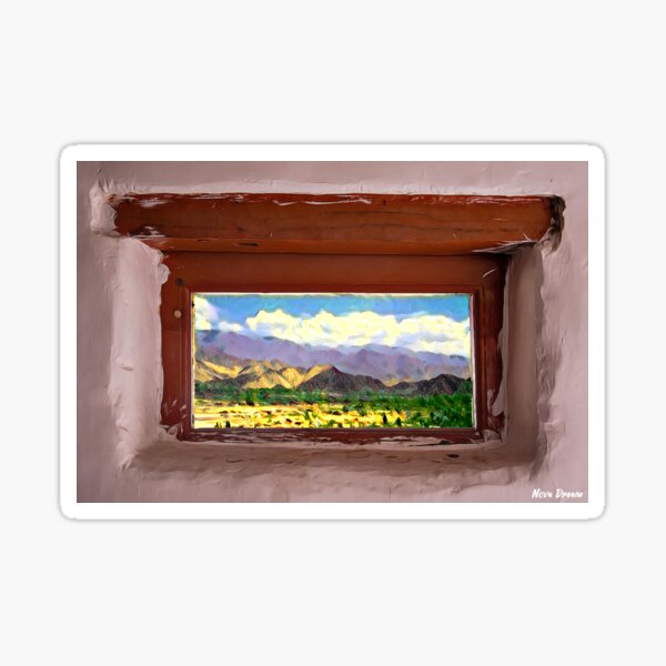 A Window to the World - Leh Sticker