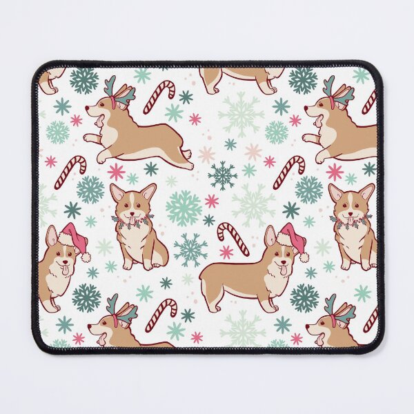 Item preview, Corgi Christmas Pattern designed and sold by Melissa Jan.