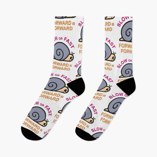 Item preview, Slow or Fast Forward is Forward Typography and Cute Kawaii Snail designed and sold by Brasilia.