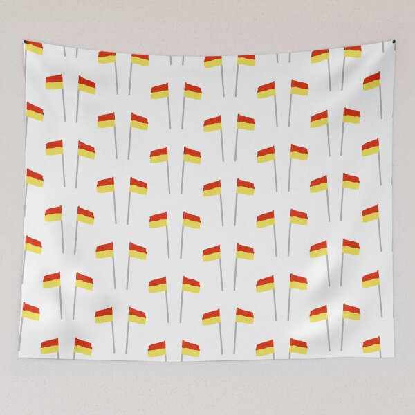 Item preview, Red and Yellow Flags  designed and sold by Becky-Marie.