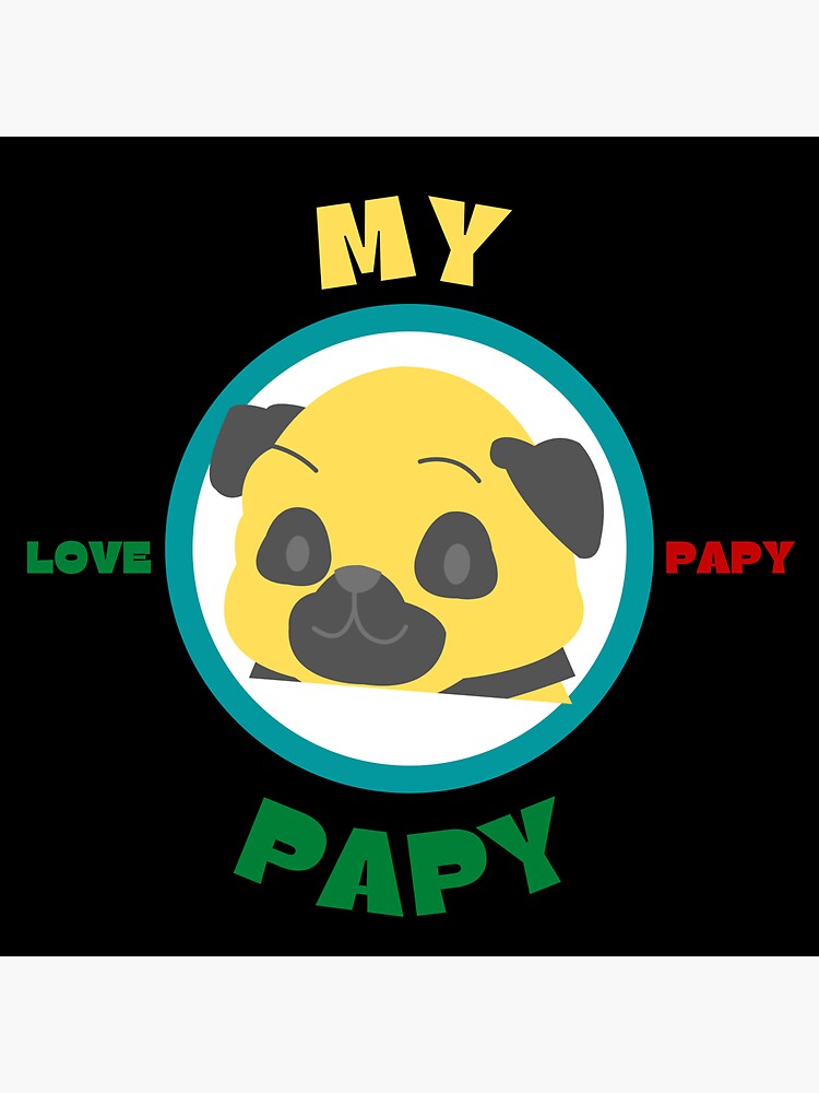 I Love Papy et Mamie' Sticker | Spreadshirt