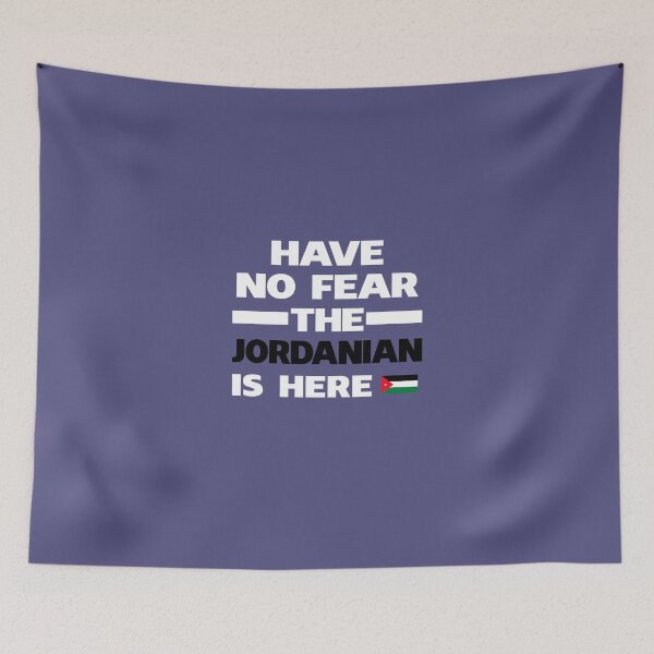 Item preview, No Fear Jordanian Is Here Jordan Pride designed and sold by AlwaysAwesome.