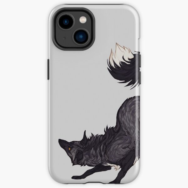 Silver fox iPhone Tough Case