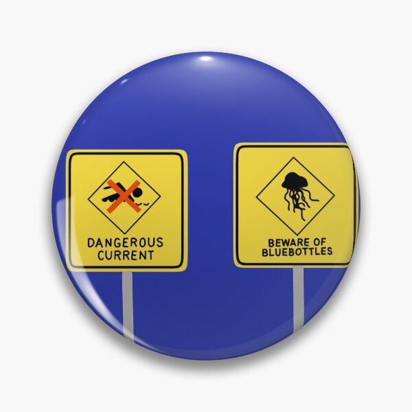 Item preview, Beach warning signs designed and sold by Becky-Marie.