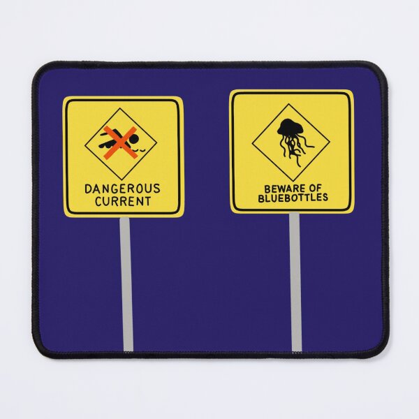 Item preview, Beach warning signs designed and sold by Becky-Marie.