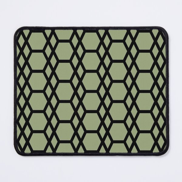 Item preview, Green and Black Tessellation Line Pattern 13 Pairs Glidden 2022 Color of the Year Guacamole PPG1121-5 - Popular Colour - Hue - Shade designed and sold by ColorOfTheYears.