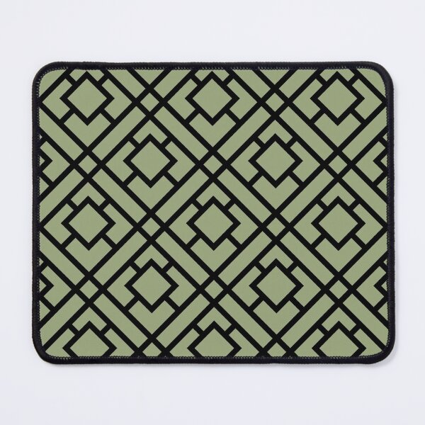 Item preview, Green and Black Tessellation Line Pattern 24 Pairs Glidden 2022 Color of the Year Guacamole PPG1121-5 - Popular Colour - Hue - Shade designed and sold by ColorOfTheYears.