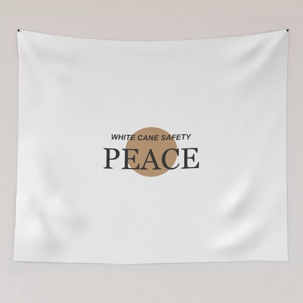 Item preview, PEACE White Cane Safety Day 15  October - designed and sold by outmaneljalili.