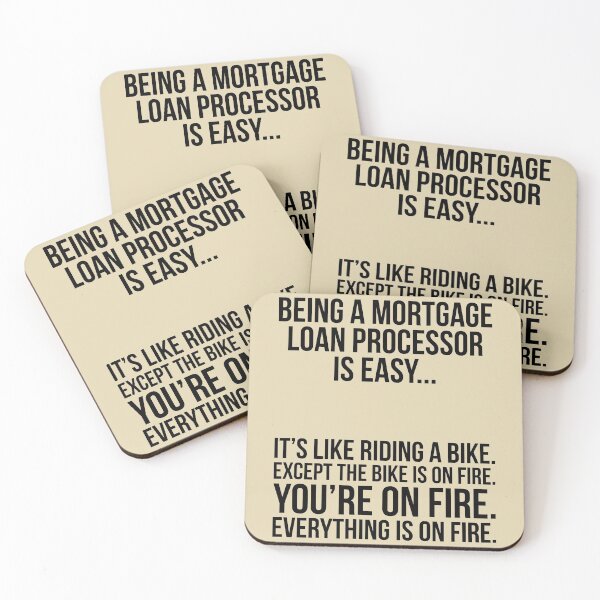 Item preview, Being A Mortgage Loan Processor Is Easy.. designed and sold by kamrankhan.