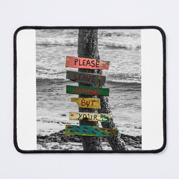 Item preview, Leave only Footsteps, Soupbowl, Bathsheba, Barbados designed and sold by Stravaigin.