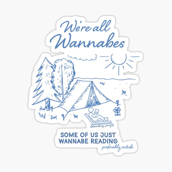 Wannabe Reading Sticker