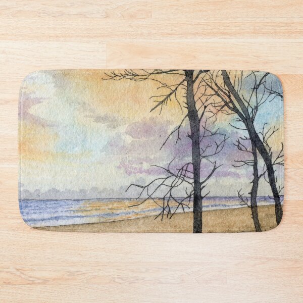 Item preview, Beachside Sunset Watercolor designed and sold by euniza.