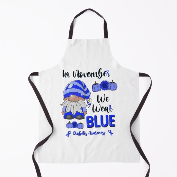 Item preview, In November We Wear Blue - Gnome Lover, Diabetes Awareness Month Warrior designed and sold by FlorenciaBliss.