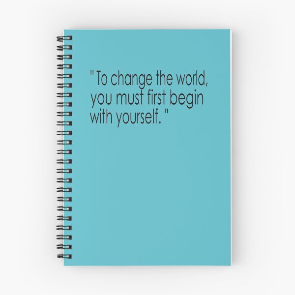 Item preview, to change the world you must first begin with yourself designed and sold by Polla-Shirt.