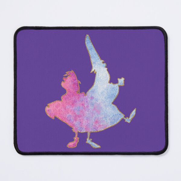 Item preview, Watercolor Silhouette The Sword In The Stone Merlin and Madam Mim designed and sold by Krystal280791 Shop.